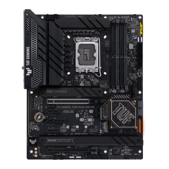 Asus TUF GAMING Z790-PLUS D4 Schnellstartanleitung