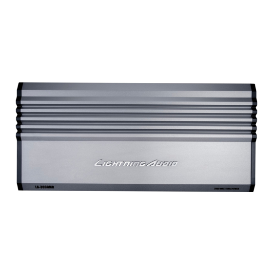 Lightning Audio LA-600M Bedienungsanleitung