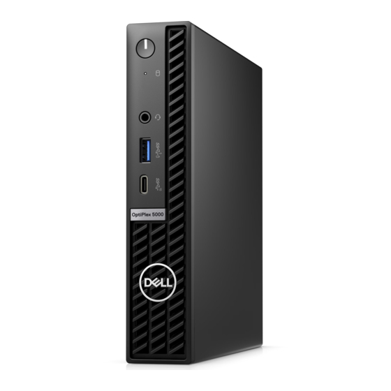 Dell OptiPlex 5000 Micro Servicehandbuch