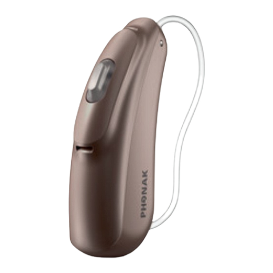 Phonak CROS B-R Gebrauchsanweisung