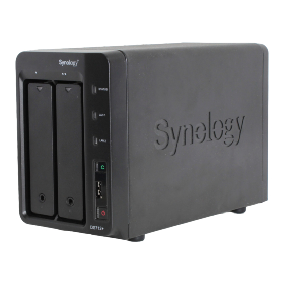 Synology DiskStation DS712+ Handbücher