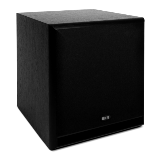 KEF C serie Installationshandbuch