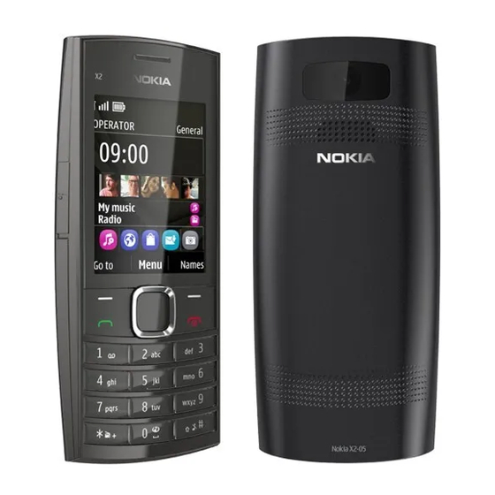 Nokia X2-05 Bedienungsanleitung