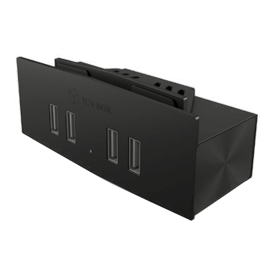 Icy Box IB-HUB1408-U3 Schnellinstallationsanleitung