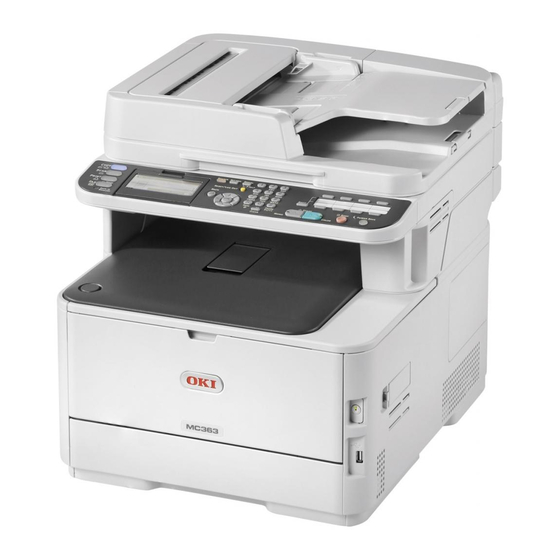 Oki MC363dn Benutzerhandbuch