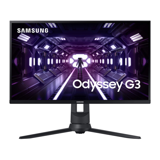 Samsung Odyssey G3 F24G3 T Serie Benutzerhandbuch