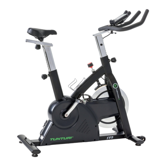 Tunturi S40 Sprinter Bike Benutzerhandbuch