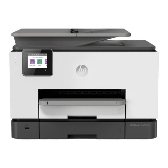 HP OfficeJet Pro 9020e Serie Kurzübersicht