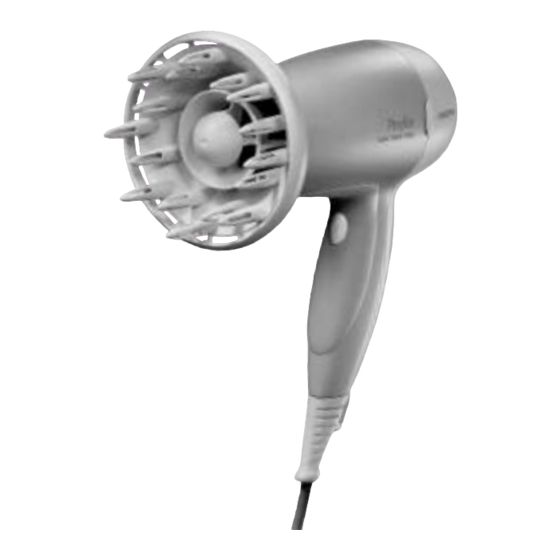 Philips BEAUTY Optivolume supersilence 1800 Handbücher