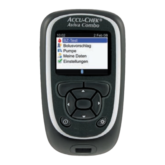 Accu-Chek Aviva Combo Standardgebrauchsanleitung