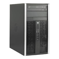 HP Compaq 6000 Pro Microtower Referenzhandbuch