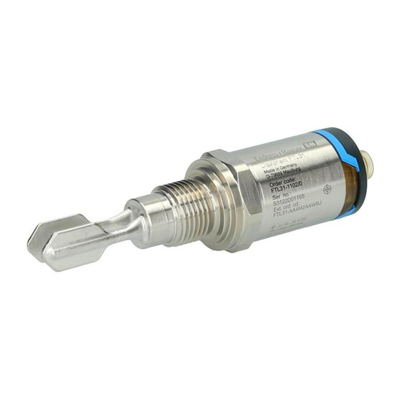 Endress+Hauser Liquiphant FTL31 Kurzanleitung