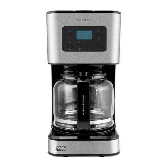 cecotec Cumbia COFFEE 66 SMART Bedienungsanleitung