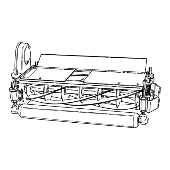 Toro REELMASTER 3500 Betriebsanleitung