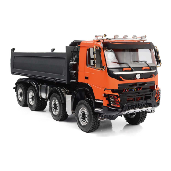 RC4WD Armageddon Hydraulic Dump Truck Schnellstartanleitung