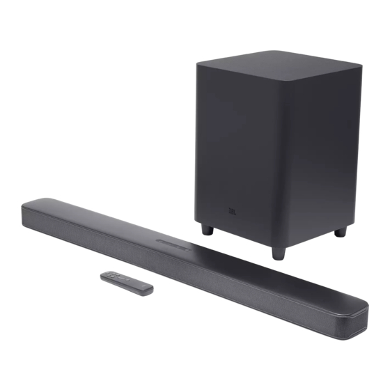 Harman JBL Bar 5.1 Surround Schnellstartanleitung