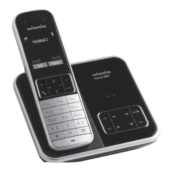 Swissvoice Avena 289T Bedienungsanleitung