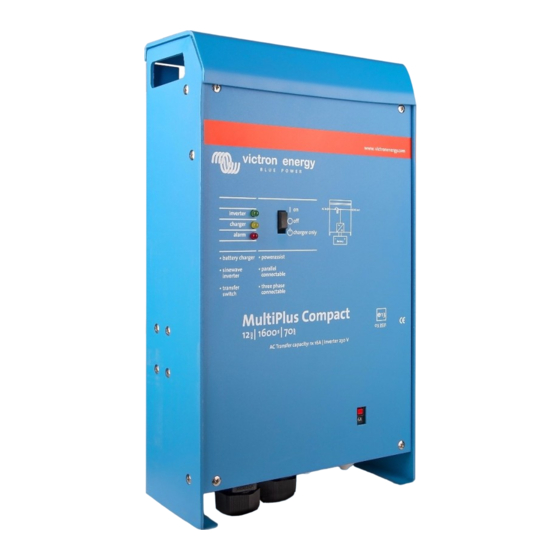 Victron energy MultiPlus Compact 12/1600 Anleitung