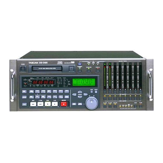 Tascam DS-D98 Benutzerhandbuch