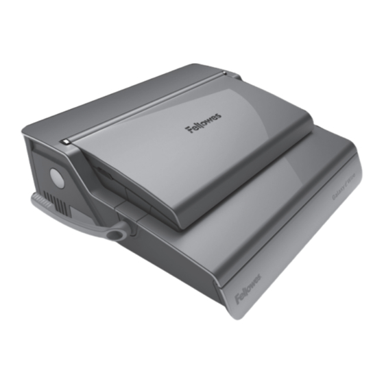 Fellowes Galaxy-E wire Benutzerhandbuch