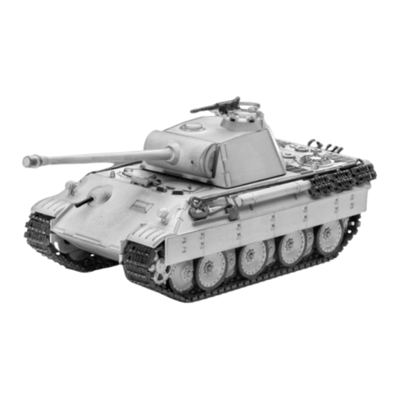 REVELL Panther Ausf. D Bedienungsanleitung