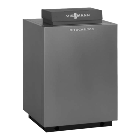 Viessmann VITOGAS 200-F Serviceanleitung