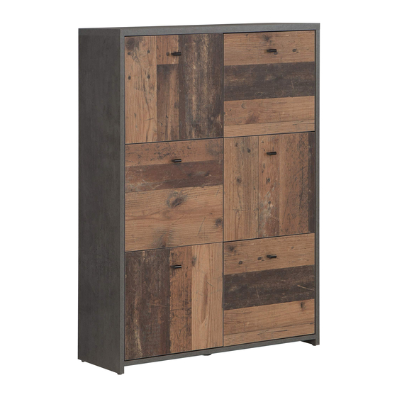 Forte CHEST SQNK321-C764 Montageanleitung