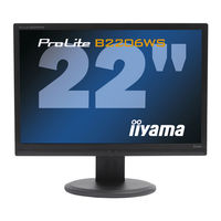 Iiyama ProLite B2206WS Bedienungsanleitung