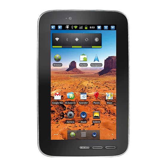 Touchlet X7G Kurzanleitung