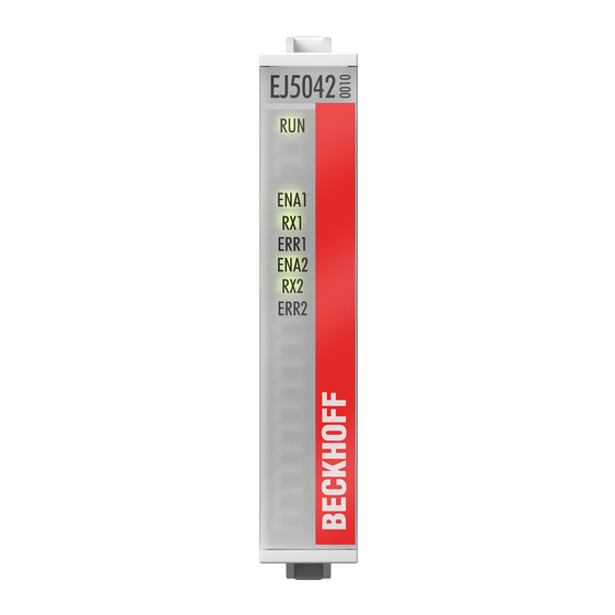 Beckhoff EJ5042-0010 Dokumentation