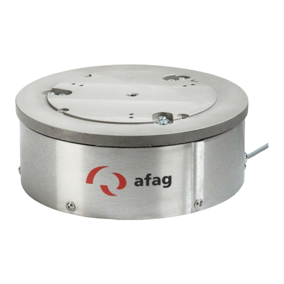 afag BF20 Bedienungs- Und Montageanleitung