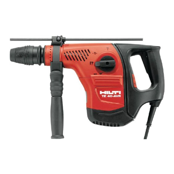 Hilti TE 40 Bedienungsanleitung