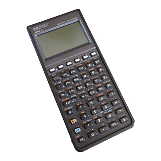 HP -48SX Programmierhandbuch