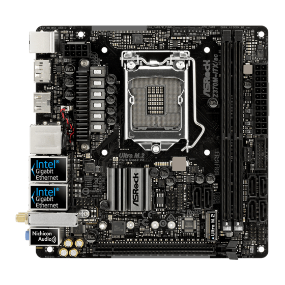 ASROCK Z370M-ITX/ac Bedienungsanleitung