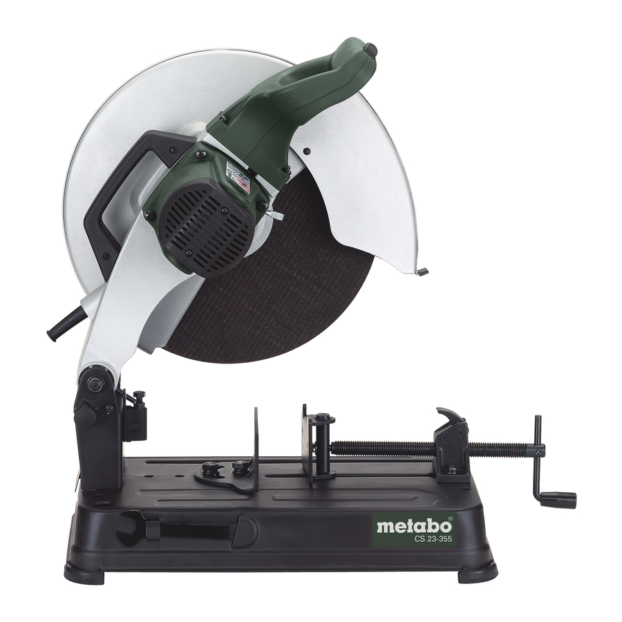 Metabo CS 23-355 Originalbetriebsanleitung