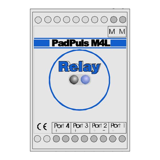 Relay PadPuls M4L Bedienungsanleitung