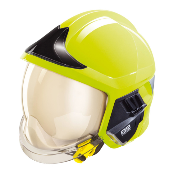 MSA Gallet F1XF Gebrauchsanleitung