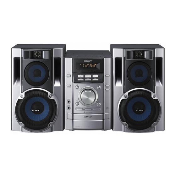 Sony MHC-EC50 Bedienungsanleitung