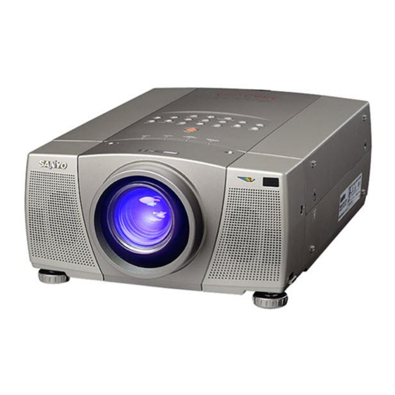 Sanyo PLC-XP30 Bedienungsanleitung