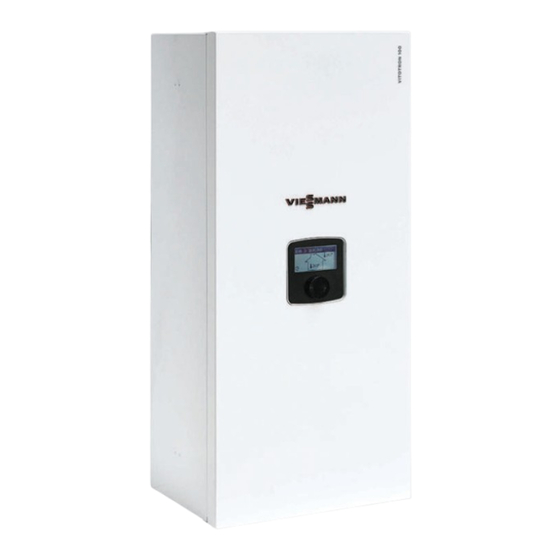 Viessmann Vitotron 100 VLN3 Bedienungsanleitung Für Den Anlagenbetreiber