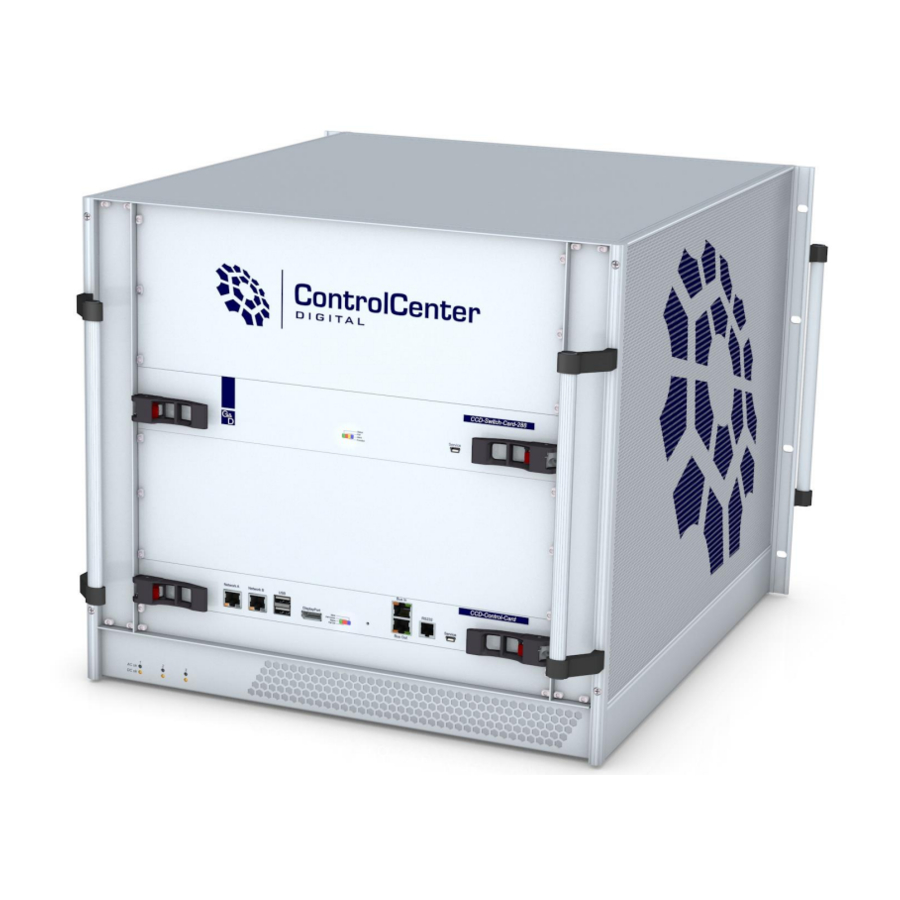 Guntermann & Drunck ControlCenter-Digital-288 Installationsanleitung