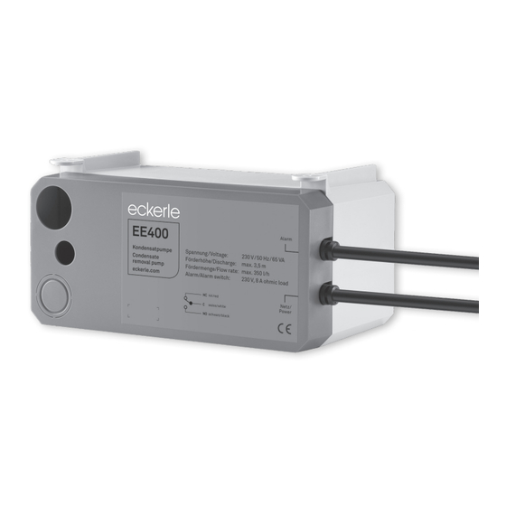Eckerle EE400 Installationsanweisung