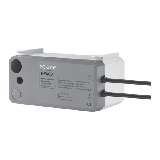 Eckerle EE400 Installationsanweisung