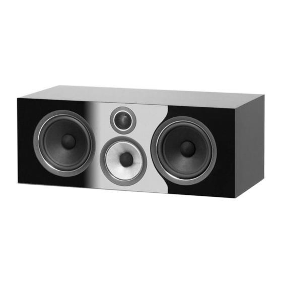 Bowers & Wilkins HTM71 S2 Bedienungsanleitung