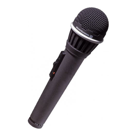 Beyerdynamic M 59 Handbücher
