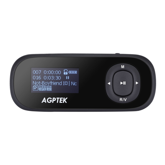 AGPtek E02 Bedienungsanleitung