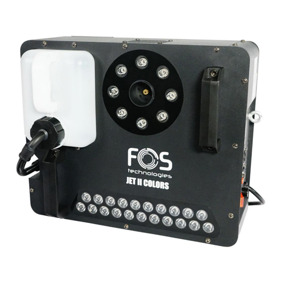 FOS Technologies JET II Farben Bedienungsanleitung
