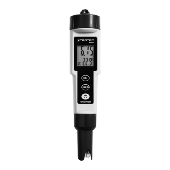 Trotec BW10 Betriebsanleitung