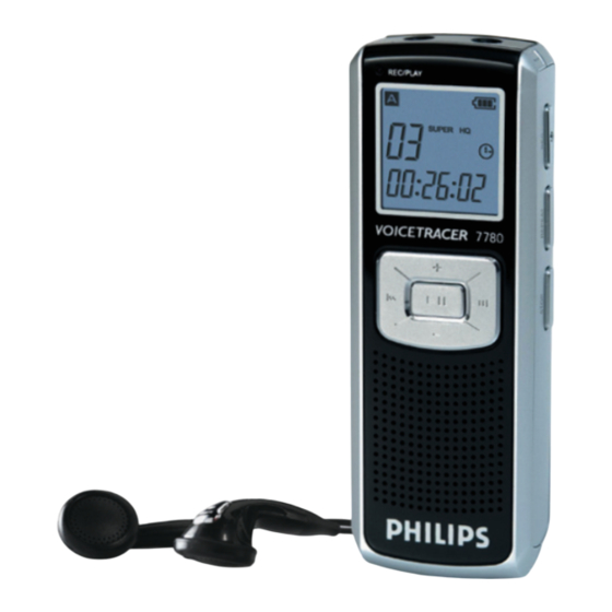 Philips LFH 7780 Benutzerhandbuch