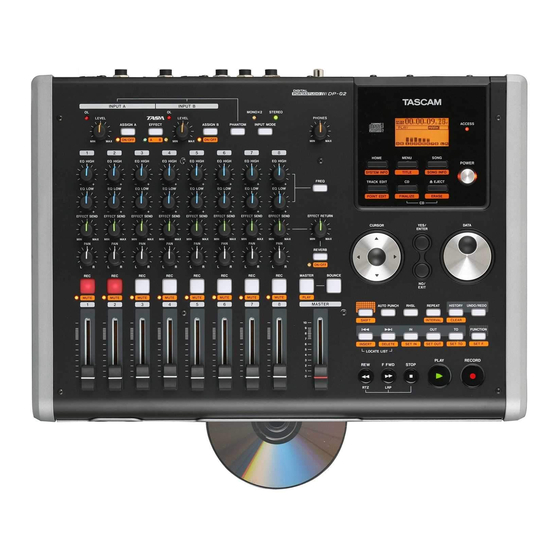 Tascam dp-02 Benutzerhandbuch